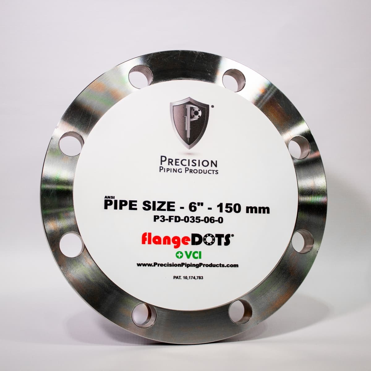 منتج flangeDOTS للحماية اللاصقة لوجه الفلنجة