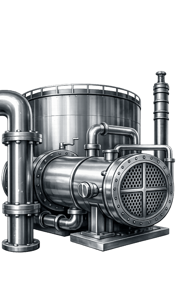 التحكم في التآكل للخزانات والأنابيب والمعدات