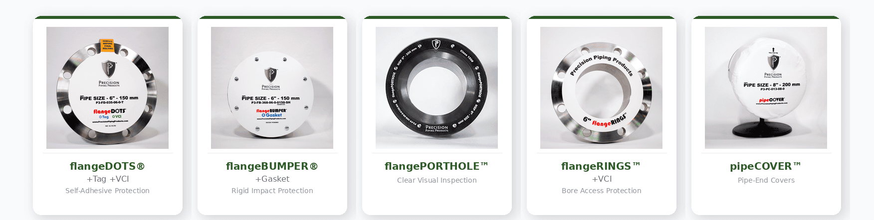 حماية الفلنجات والصمامات ونهايات الأنابيب